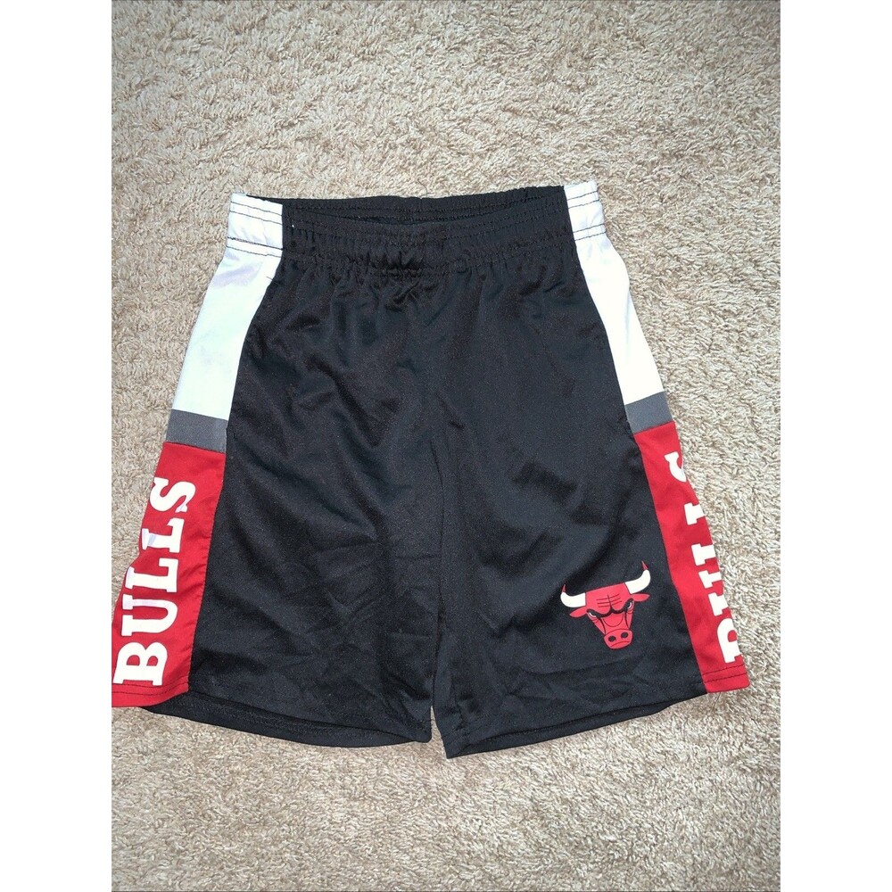 NBA Chicago Bulls Shorts Youth Medium 10-12 Black Basketball